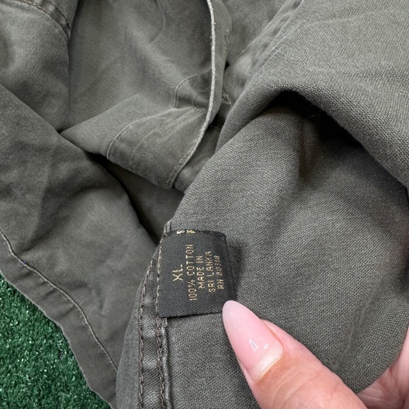 Lucky Brand Utility Shirt Jacket Men's Size XL Green Military Style Workwear - Picture 8 of 8